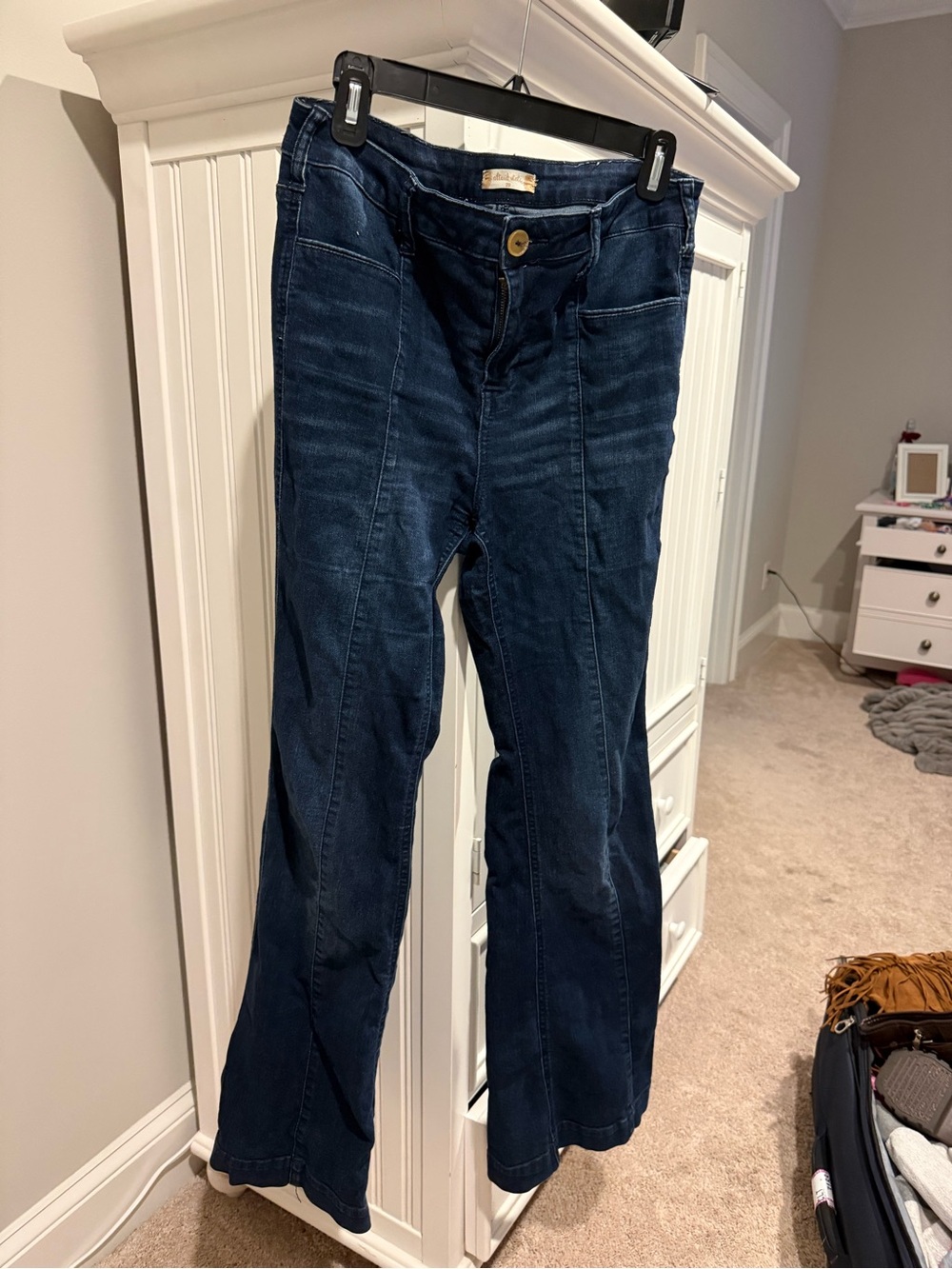 Altar'd State Deep Indigo Flare Jeans